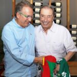 Directivas de Palmeiras y Junior estrechan lazos pensando en el futuro: ¡don Fuad en su negocio!