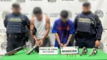 Capturan a dos hombres e incautan cuatro armas durante operativo policial en el barrio La Luz