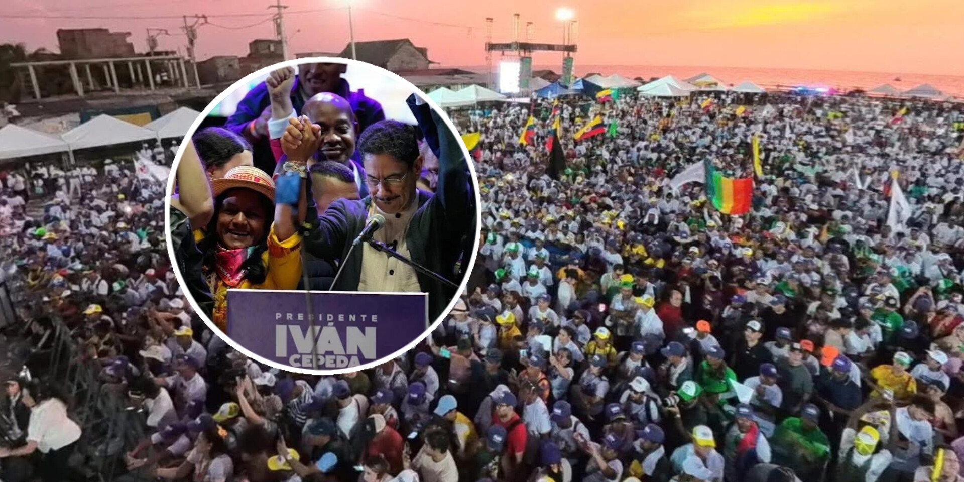 Multitudinario acto de campaña de Iván Cepeda en Cartagena: “Abriremos una nueva etapa de transformaciones” - impactonews.co