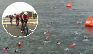 Alcaldía calentó el ‘Ironman 70.3 Barranquilla’ con una exitosa jornada de entrenamiento
