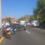 Reportan terrible accidente en la vía al mar, cerca del peaje Papiros: bus chocó con tractocamión