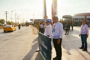 Alcaldesa Alcira Sandoval habilitó 1.6 kilómetros de la calzada sur de la Circunvalar