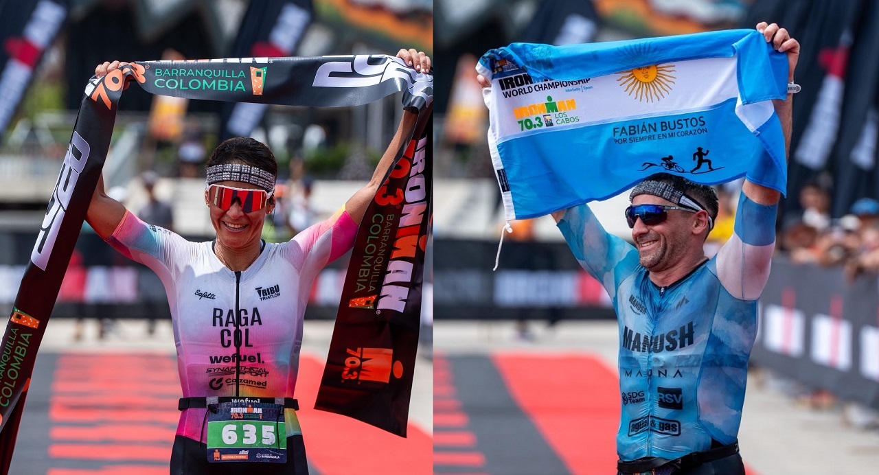 Barranquilla la rompió con la realización del Ironman 70.3! Una colombiana y un argentino fueron los ganadores