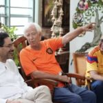 Iván Cepeda, el senador electo Orlando de la Hoz y el padre Cyrillus Swinne consolidan alianza social en Barranquilla