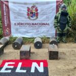 Ejército frustro posible atentado con explosivos en el sur del Cesar: el ELN estaría detrás del plan