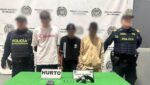 Policía frustra robo de vehículo y logra captura de tres presuntos delincuentes en el barrio Siete de Abril