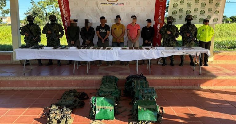 Ejército abatió a dos integrantes del ELN, capturó a seis y recuperó a un menor