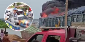 Nueve heridos dejó explosión de barcaza en un astillero de Pasacaballos, Cartagena