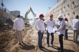 Gobernación intensifica frentes de obra en el tramo elevado de la Gran Vía para asegurar su entrega definitiva