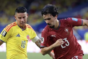 Por una uña, Colombia no venció a la Portugal de un Cristiano que no se vio: la Tricolor clasificó líder