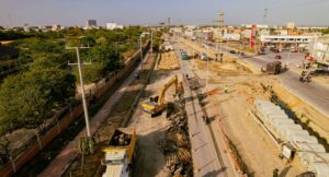 Avanzan las obras en la calzada norte de la Circunvalar, en Soledad: el proyecto alcanza el 54 % de ejecución