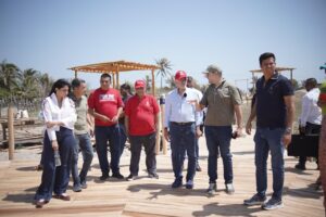 Obras de ordenamiento en playa Punta Astilleros ya alcanzan un 70 % de avance