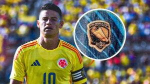 James lucirá en su manga un parche que solo portarán quienes han dejado grandes huellas en mundiales