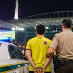 17 personas de diversas nacionalidades fueron capturadas intentando entrar irregularmente al estadio donde jugaban Colombia y Portugal