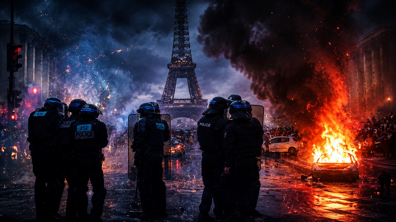 ¡Y eso que quedaron campeones de Champions! Balance tras violento festejo de hinchas del PSG en París