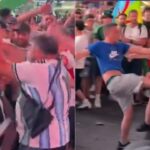 Argentinos y argelinos protagonizaron la primera pelea entre hinchas en el Mundial: puños y patadas en Nueva York