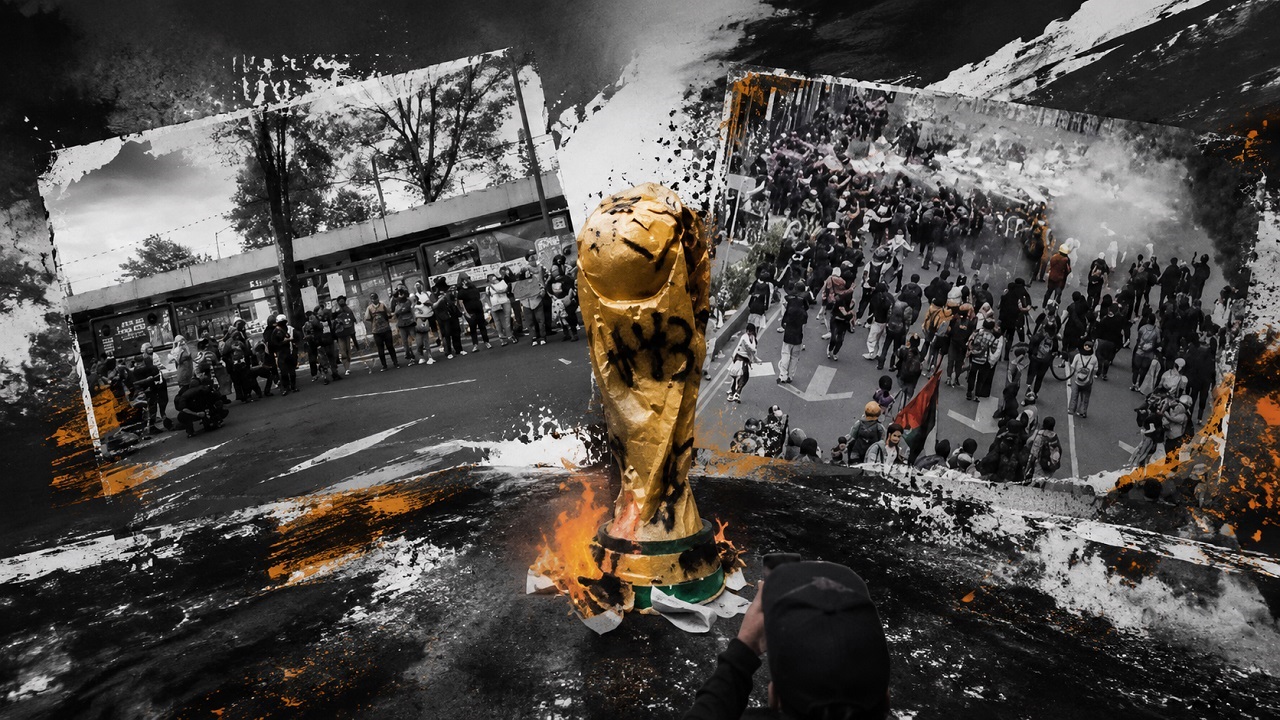Arde la Copa Mundo en México, pero no por el fútbol, sino por la feroz protesta de docentes