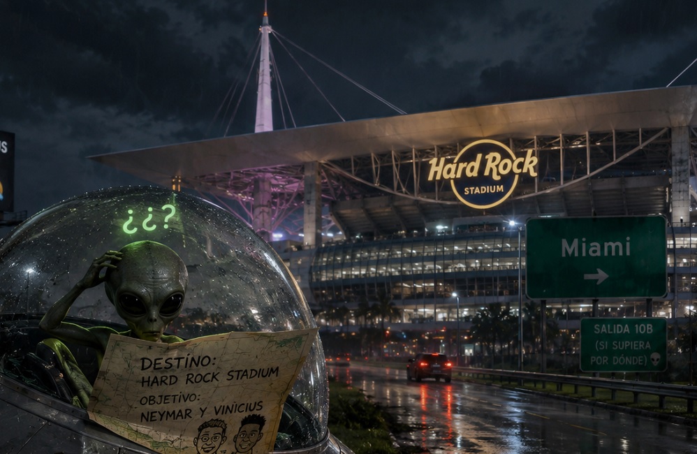 ¿Los extraterrestres calcularon mal el trayecto al estadio Hard Rock? ¡Vó Bahiana, otra vidente que falla!