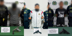 Policía evita posibles hechos violentos tras incautar tres armas ilegales en Soledad: hubo tres capturados