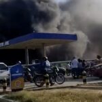 Emergencia en Villa Campestre: incendio a pocos metros de una estación de gasolina