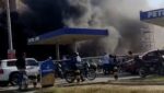 Emergencia en Villa Campestre: incendio a pocos metros de una estación de gasolina