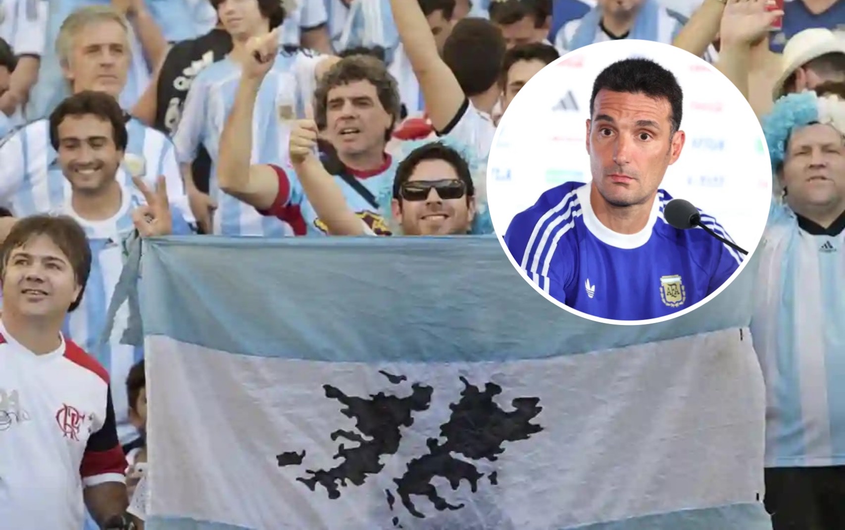 Argentinos vituperan a Scaloni por llevar la fiesta en paz al bajarle el tono al tema de Las Malvinas