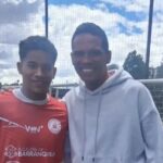Carlos Daniel Bacca celebró con su padre el gol del triunfo de Atlántico en el hexagonal final en Bogotá
