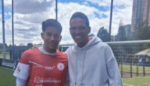 Carlos Daniel Bacca celebró con su padre el gol del triunfo de Atlántico en el hexagonal final en Bogotá