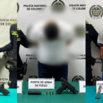 Tres armas de fuego incautadas y tres personas capturadas durante operativos policiales en el suroccidente de Barranquilla
