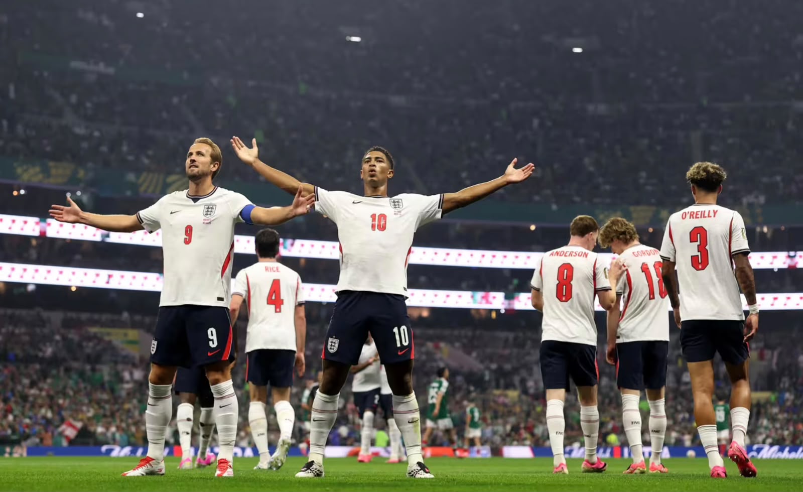 De la mano de Kane y Bellingham, Inglaterra elimina a México y se planta en cuartos de final