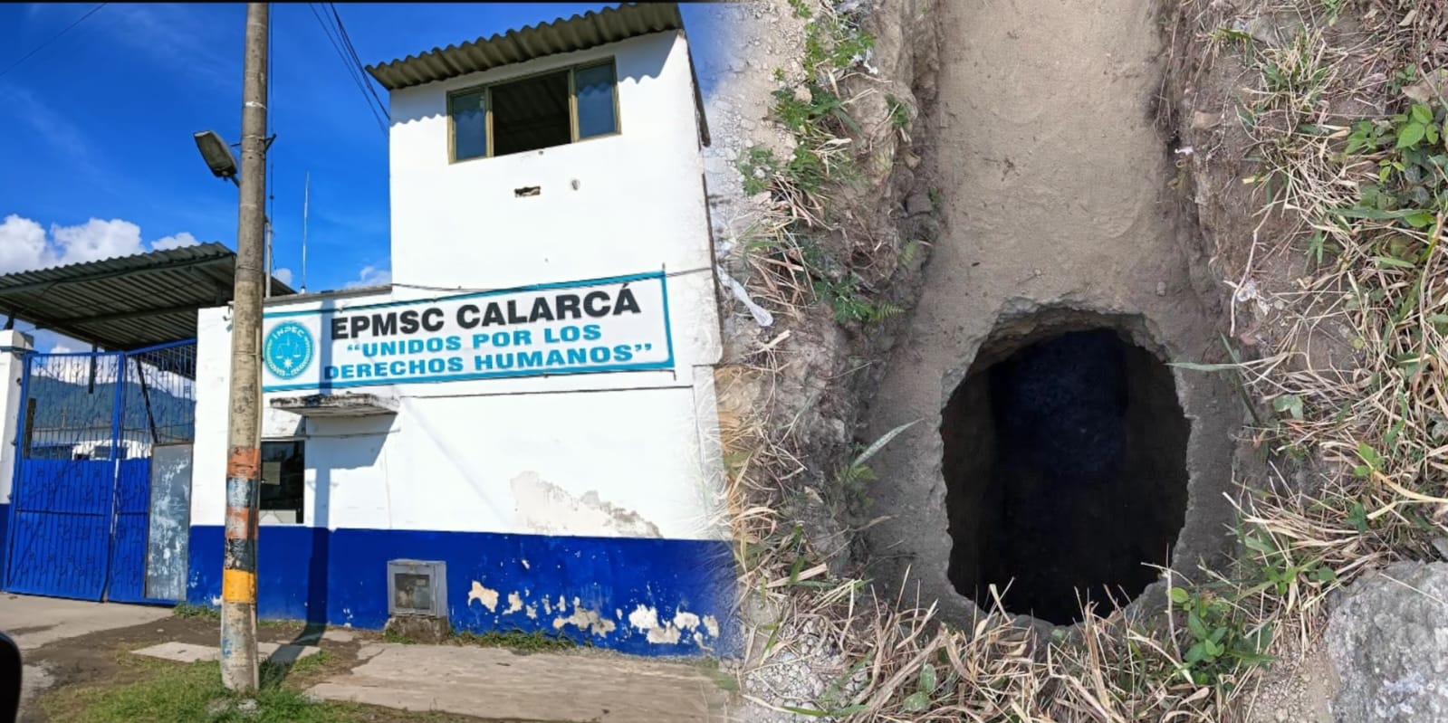 Descubren un túnel cerca a la penitenciaría Peñas Blancas en Calarcá, Quindío: al parecer, había un plan de fuga