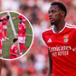 Jhon Durán tuvo fuerte cruce de palabras con compañero en medio del partido del Benfica