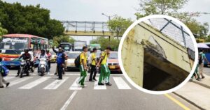 En mesa técnica, rectores y padres de familia expresan preocupación por deterioro del puente peatonal del INEM