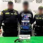 Policía reporta captura de hombre con arma de fuego y cinco cartuchos en el norte de Barranquilla