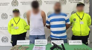 “Sorprendidos con arma, droga y panfletos”: capturados dos presuntos integrantes de los del Freseo en Rebolo