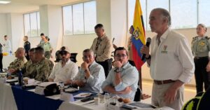 Gobernador Verano reafirmó su compromiso de trabajar con el Gobierno De la Espriella para combatir estructuras criminales