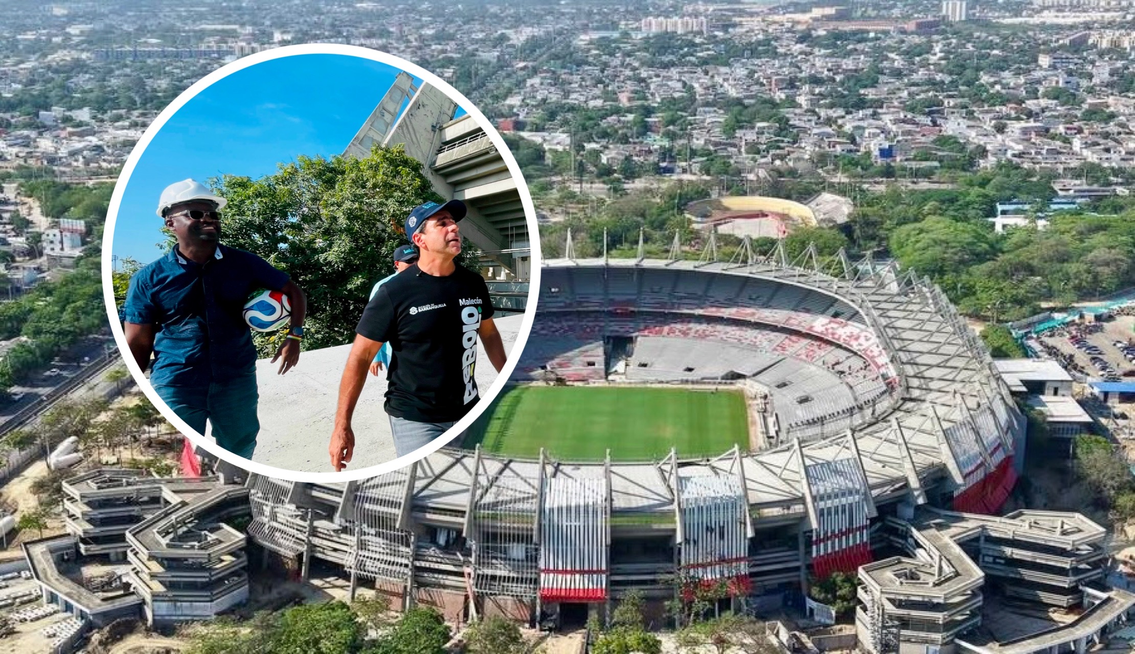 “Nueva fachada del Supermetro avanza y transforma la imagen del escenario deportivo”: alcalde Char