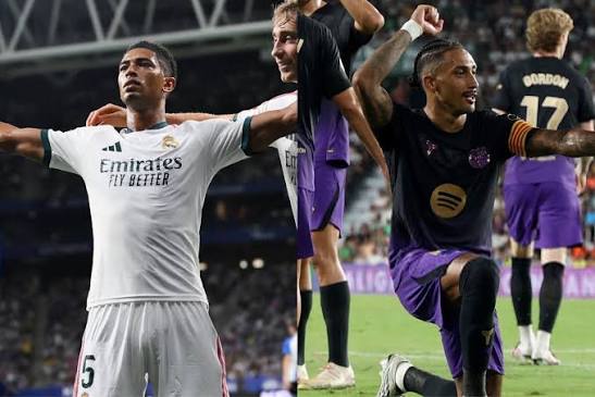 Real Madrid y Barcelona debutaron con victorias en La Liga de España: el culé va por el tricampeonato
