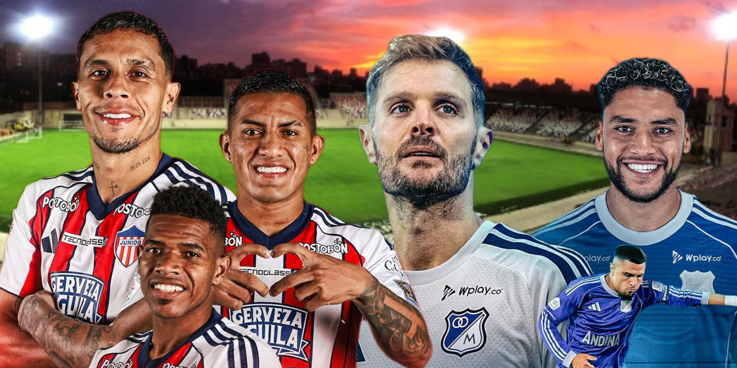 ¡Duelo de gigantes en el Romelio Martínez! Junior busca sacudirse del mal arranque ante un Millonarios necesitado