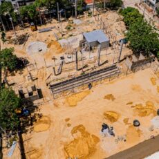 Soledad le cambia la cara al Parque Las Gaviotas con una renovada infraestructura deportiva
