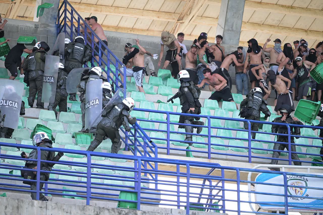 Nacional de Medellín deberá pagar los daños causados por sus ‘barras bravas’ en el estadio Jaraguay de Montería