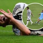 Jugador de la Juventus ve ralentizado su debut en la Liga italiana por absurda lesión: ¡el hincha resbaló!