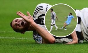 Jugador de la Juventus ve ralentizado su debut en la Liga italiana por absurda lesión: ¡el hincha resbaló!