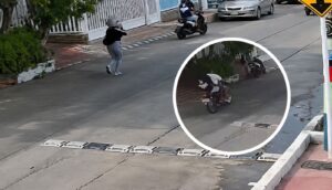Mujer fue víctima de la delincuencia en el barrio Buena Esperanza, Barranquilla: ¡se le llevaron su motico!