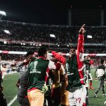 ¡Monumental clasificación de Santa Fe! Se metió a cuartos de Sudamericana al imponerse a River en Argentina