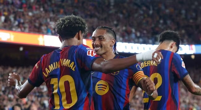 ¡Barcelona gustó y goleó al Rayo Vallecano! El Azulgrana comienza La Liga de España adueñado de la punta