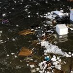 ¡Cultura ciudadana, por favor! Lluvia que cayó sobre Barranquilla arrastró abundante basura hasta el río Magdalena