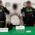 Riña alertó a la Policía y terminó con un capturado y el hallazgo de 800 dosis de marihuana y éxtasis