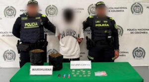 Riña alertó a la Policía y terminó con un capturado y el hallazgo de 800 dosis de marihuana y éxtasis
