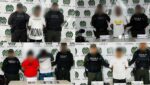 Golpe a los Costeños y los Pepes: capturados cinco presuntos integrantes con armas, una granada y material extorsivo